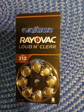 Hearing Aid Batteries - Yellow Loud N'Clear 80 batteries per box =160 batteries